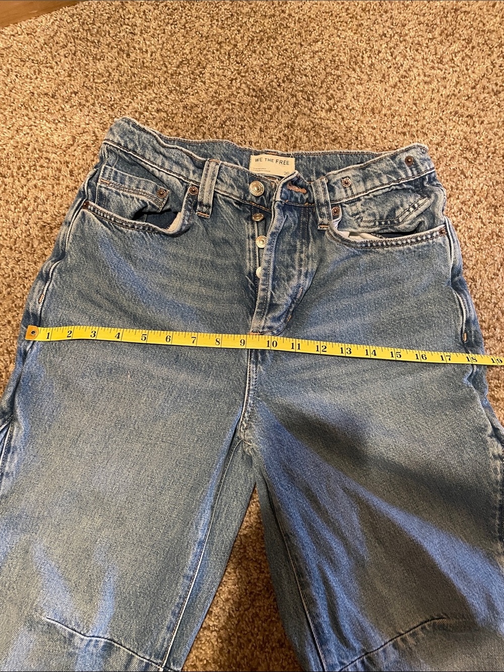 We the Free People 
Eden Slouchy Wide Leg Jeans size 26 - Picture 6 of 7